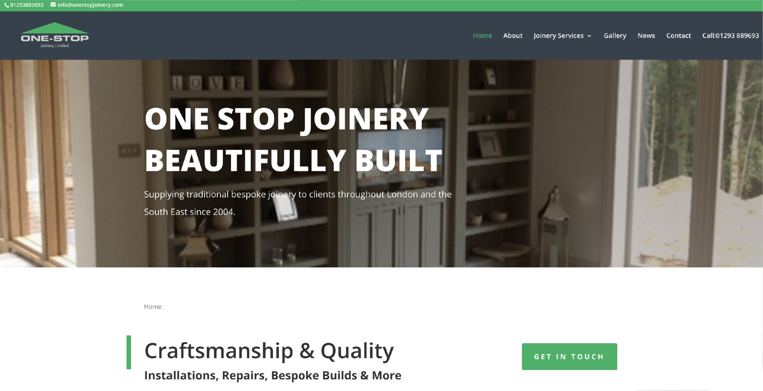 Joinery Website